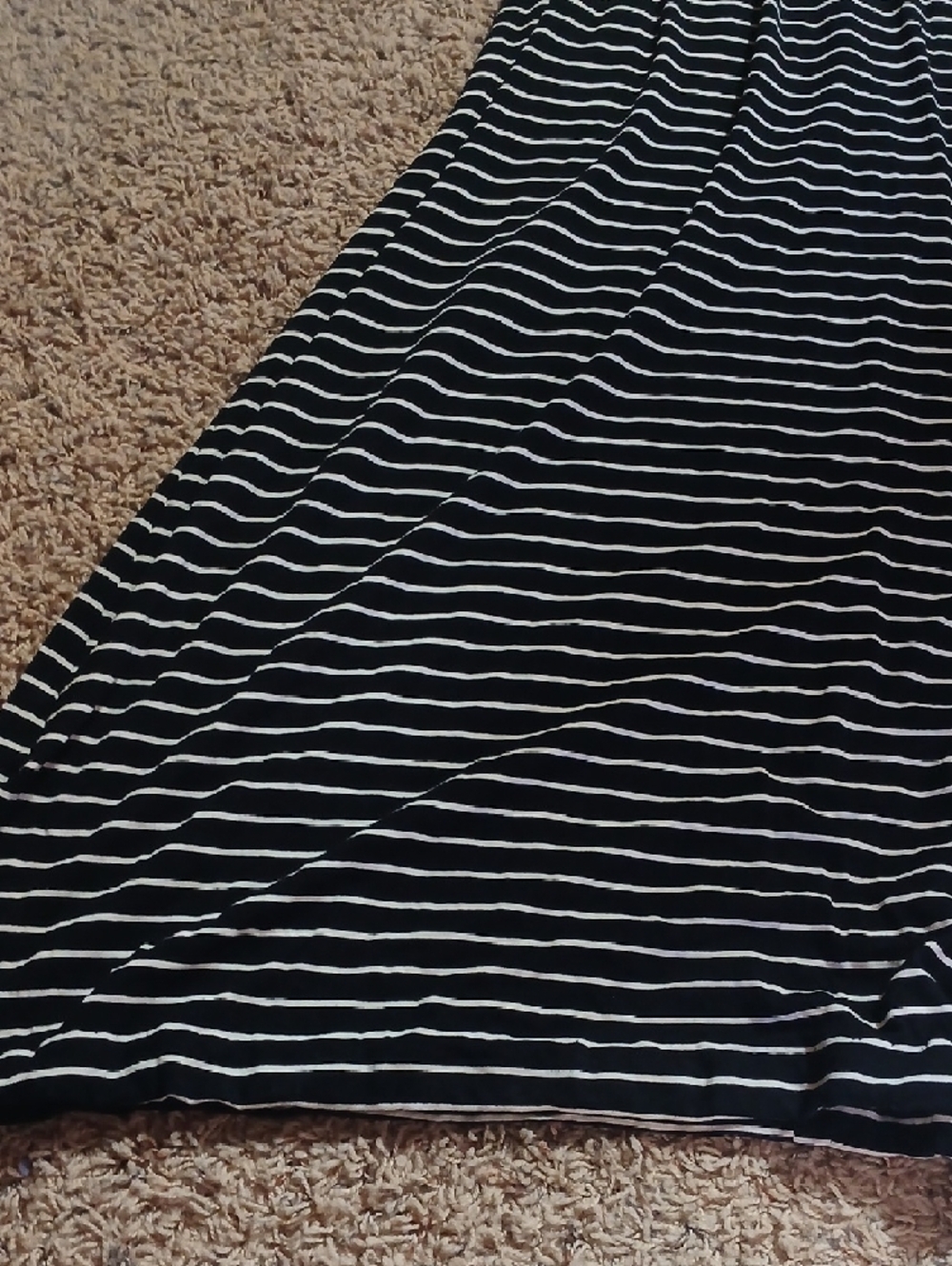 Apt. 9 Black and White Striped Maxi Dress - Picture 2 of 6